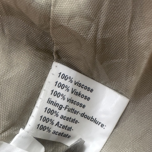 Sandwich Skirt -Floral - Blue/Grey Viscose- Below Knee - Size 40 (8) - Picture 7 of 13